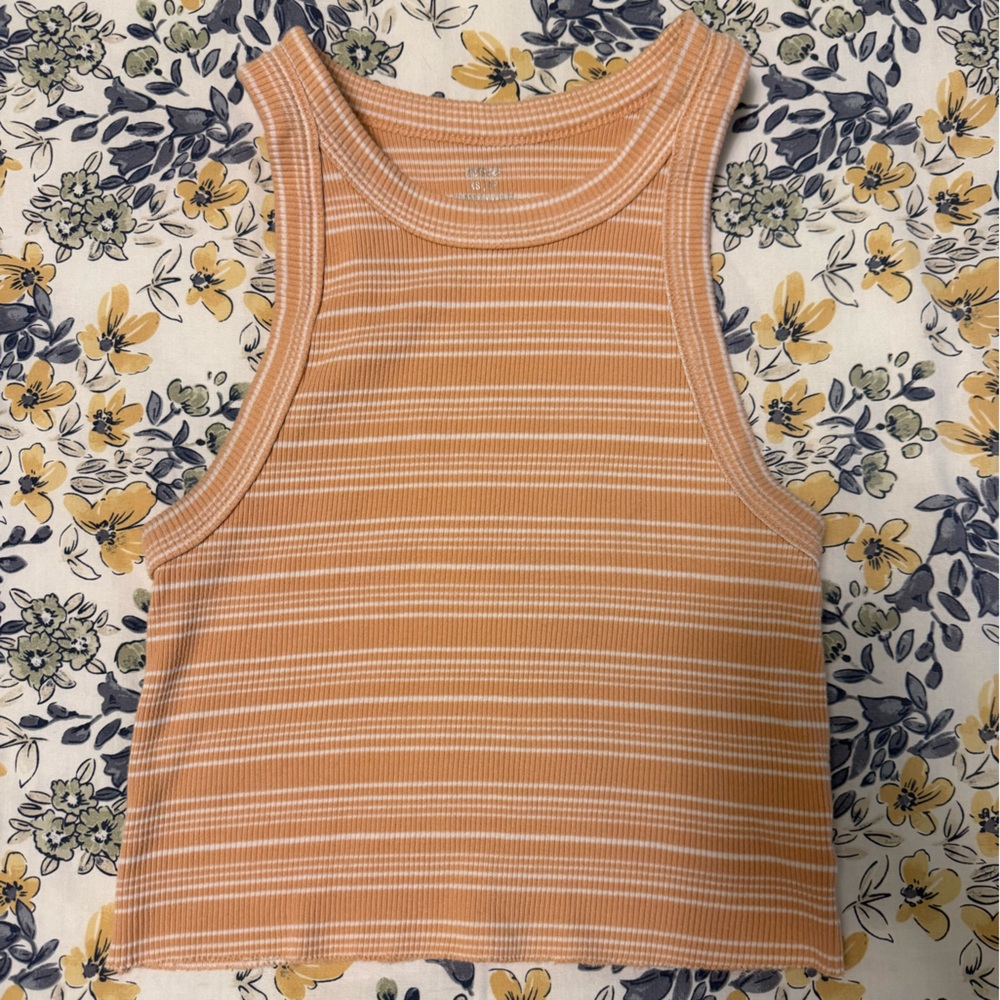 Aerie peach striped tank